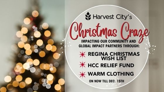 Info-graphic for Harvest City's 2024 "Christmas Craze"